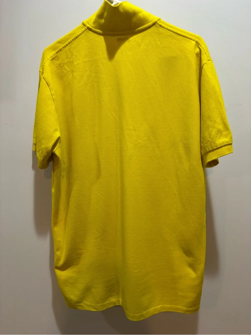 Polo by Ralph Lauren Men’s Bright Yellow Classic Polo with Navy Pony